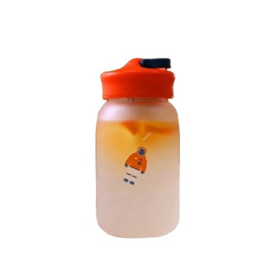 China South Korean Creative Frosted Fashionable Bottle Of Star 460ml Water Glass Cup Men Viable Simple Female Personality Students for sale