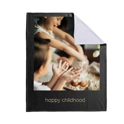 China Custom Blank Blank Photo Flannel Disposable Sublimation Mink Blanket Blankets for sale