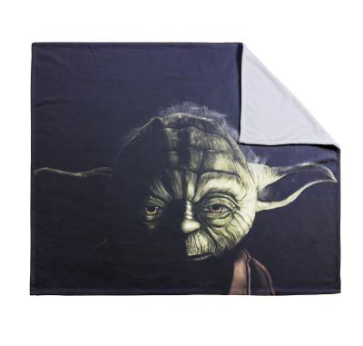 China Yoda Blanket Anti-Static Blanket Minky Flannel Photo Sublimation Dropshipping Factory For Kids for sale