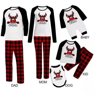 China Breathable 2022 Holiday Dad And Family Matching Son Outfits Family Clothes Christmas Pajamas for sale