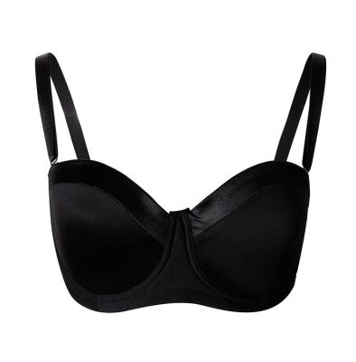 China 2021 New D Cup Antibacterial Large Size Bra Women's Strapless Underwear Strapless Plus Size Underwear Bra for sale