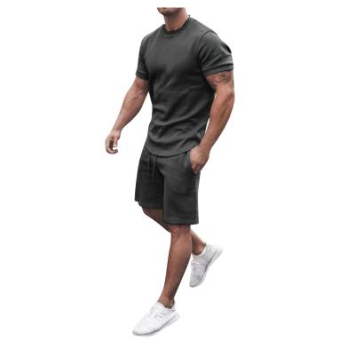 China Wholesale Men's Clothing Breathable Biker Shorts Set Men's Tracksuit Suits Sale 2 Piece Shorts Hot Summer Men's Tracksuit Short Set 2 Piece for sale