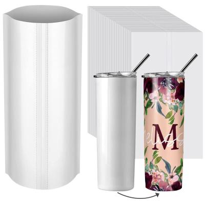 China RTS Disposable LOGO Sublimation Tumbler Custom Made Straight With Straw Mug Multiple Types White 304 Stainless Steel Cups for sale