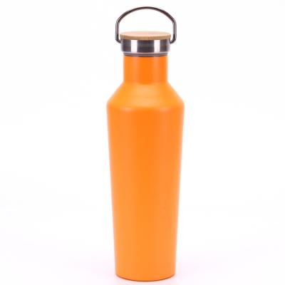 China Large Mouth 26OZ Food Grade Wall Stainless Steel Red Wine Flask American Outdoor Sports Customer PORTABLE Double Mouth Water Bottle for sale