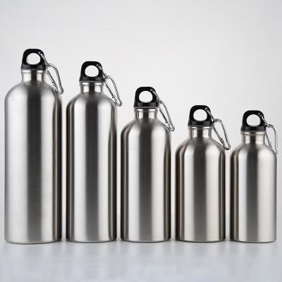 China Hot Selling Logo Factory Supply Stainless Steel Custom Single Wall Sports Water Bottle PORTABLE for sale