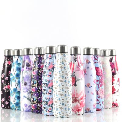 China Customized PORTABLE BPA Vacuum Flask Double Wall Stainless Steel Coke Orange Free Insulated Water Bottle for sale