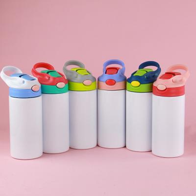 China Straw Water Bottle Creative Student New 304 Stainless Steel Platypus Vacuum Flask Heat PORTABLE Children Straight Transfer Straw Water Bottle for sale