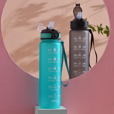 China Sustainable New Arrival Food Grade 1000ml 36oz Bpa Leak Proof Colorful Sports Free Water Bottle for sale