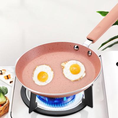 China Sustainable Hot Sale Marble Look Triple-Layered Nonstick Coating Aluminum Forged Nonstick Frying Pan for sale