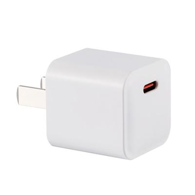 China Mobile Phone 20W Palladium USB Type C Charger Fast Charging For iPhone 12 13 Huawei Xiaomi Samsung Portable USB C Fast Charging for sale