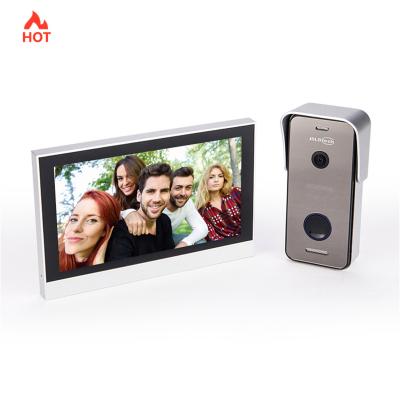 China Wireless video door phone 7 inch touch screen TFT LCD video door phone system PIR motion detection video door phone zu verkaufen