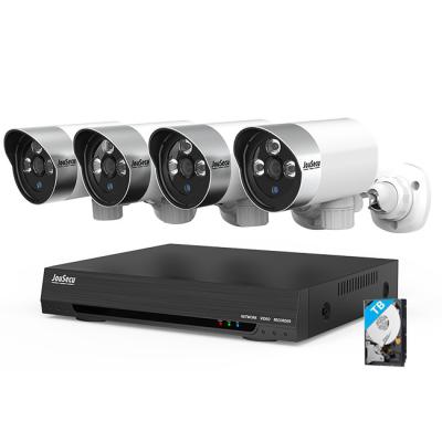 China Night Vision 24/7 Security Camera System Ip Camera Techage H.265 8ch 5mp Wired Nvr Poe Kit With 1-Way Audio en venta