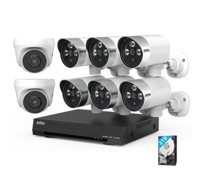 China 8mp Camera Kit 5MP IP Camera 8ch Poe Kits IP66 Waterproof Security Surveillance 8ch Nvr Security System en venta