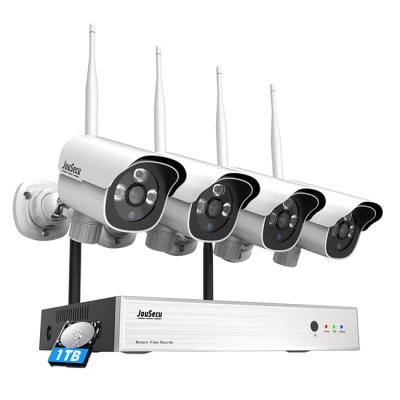 China Night Vision Home Surveillance Cctv System 8CH Nvr Kit Outdoor Wireless Security Camera System 1080P for sale