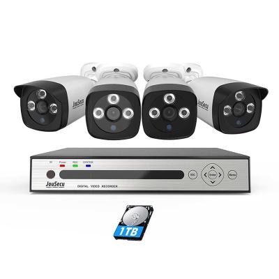 China Cheap 1080P Camera 8 Ch Dvr Kit Home Security Bullet Dome Camera Kit Wired Cctv Camera Kit With 1 Tb for sale