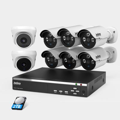 China Human Motion Tracking 8ch Cctv System 2mp Ahd Camera Kit 2TB HDD 5MP DVR Kit 8ch Ahd Camera System for sale