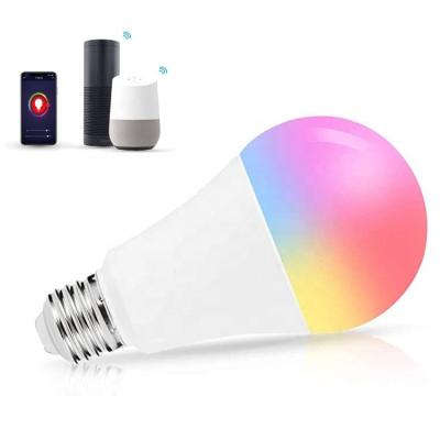 China China Residential RGB LED Lamp Light 7W E27 AC 110V 220V RGB A60 Wifi Smart Dimming Bulb China Shenzhen Factory for sale