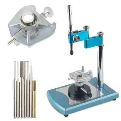 China Dental Fully Adjustable Simply Parallel Surveyor Lab Blue Color Parallel Steel Observation Base Square Tool Surveyor for sale