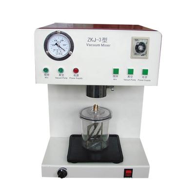 China Dental Laboratory Equipment Plastic Plastic Dental Vacuum Mixer With Pump For Plaster And Silicon for sale