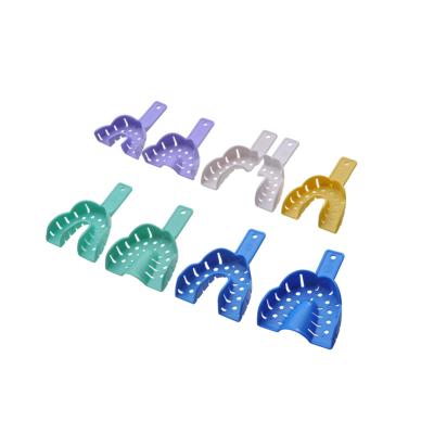 China Dental Lab Children And Adult Dental Impression Trays Plastic Teeth Holder Trays Tools for sale