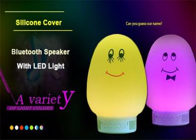 China Wireless Bluetooth Speakers colorful and customizable silicone lamp for children gift for sale