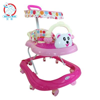 China Musical Baby Walker With Shade Cloth Newest Simple Style Walker Stroller Toddler Walkers Music BLM Factory Sale for sale