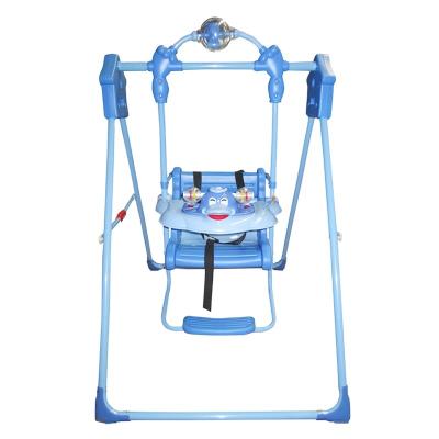 China Eco-friendly Materials BLM Children's Patio Swing With Canopy Lighting Cutout Plastic Baby Swing For Kids 0-6 Years Old for sale