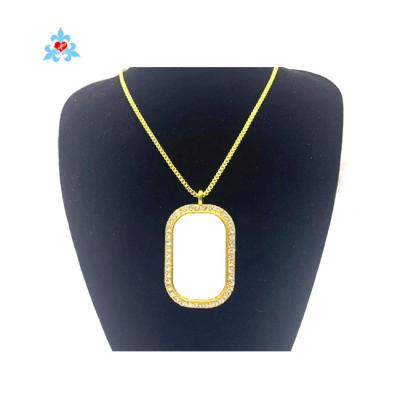 China Office / Career Best Personalized Gifts DIY Sublimation Necklace Metal Mom Necklace for sale