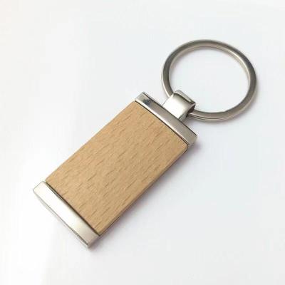 China Gifts custom logo laser wood logo engraving wooden keychains, wooden key chain, wooden blank keyring for sale