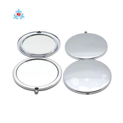 China Travel Magnifying Portable Folding Make Up Mirror Smart Mini Pocket Make Up Mirror for sale