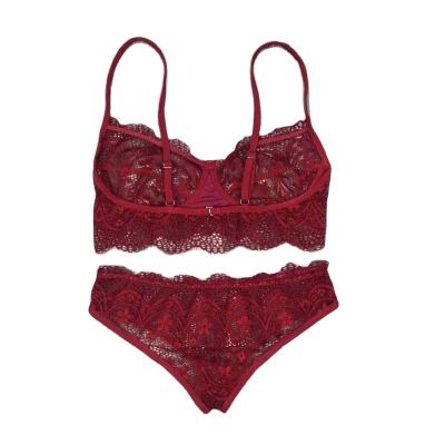 China Wholesale quick-drying new women's sexy lace underwear solid color soft sexy lingerie for women for sale