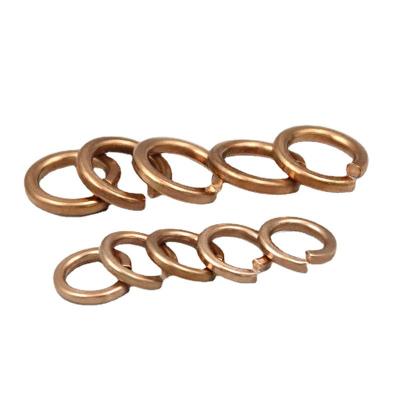 China Brass Screw Gasket Copper Spring Washer Open Spring Washer for sale