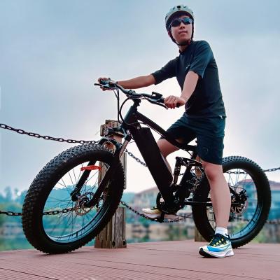 China Aluminum alloy Poland warehouse ebike 26'' aluminum alloy 500W 48V mountain electric bicycle tax free for sale