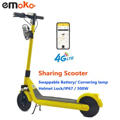 China Yuway Unisex Emoko A31 Sharing Scooters 500W 10