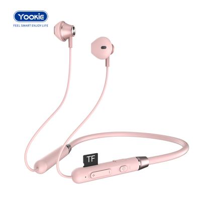 China With Magnet+Insert TF Card OEM Magnetic Stereo Headset With In-ear Neckband Band Earphone Handfree Wireless Earphone for sale