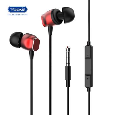 China Universal Wired Earphone Gaming Headset Earbuds Music Stereo Sports In-Ear Per Sound Yookie Perfect Headsets for sale