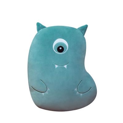 China Eco-friendly Cartoon Down Cotton Monsters Demon Soft Pillow Stuffed Toys Sleep Pillows Can Be Opened And Washed Halloween Gifts for sale