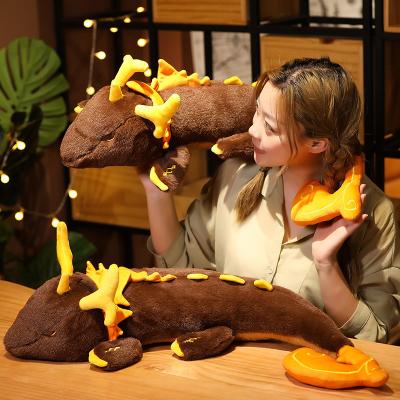 China Original Game Animation Genshin Impact Dragon Zhong Li Genshin Impact Plush Peripheral Earth Pillow God Eco-friendly Material for sale