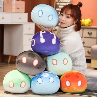 China Eco-friendly Material Theme Impact Genshin Plush Dolls Cute Doll Pillows Mud Around The Game for sale