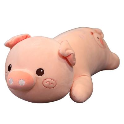 China Customized Cute Pink Children's Soft Stuffed Plush Pig Bedding Doll Stuffed Toy Birthday Gift Eco-Friendly Toy for sale