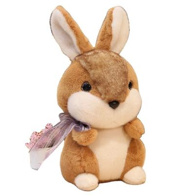 China Eco-friendly cute rabbit plush toy plush toy simulation animal stuffed soft rabbit doll for sale