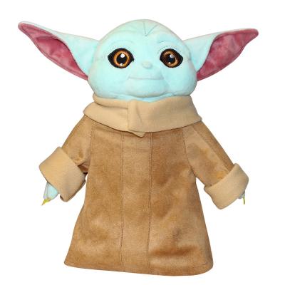 China Sound By Yoda Eco-Friendly Doll Toys 30cm Baby Yoda Plush Toy Master Children Gift for sale