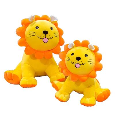 China Wholesale Eco-Friendly Forest Animals Stuffed Cute Doll Toy Soft Toy Lion Sunflower Sleeping Pillow for sale