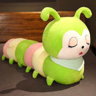 China Manufacturers Direct Plush Toys Children's Gift Manufacturers Direct Caterpillar Insect Bed Cuddle Pillow Cute Soft Dolls Customize for sale