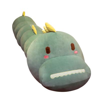 China Eco-friendly new big color animal style soft caterpillar pillowplush cushion dinosaurunicorn pillow stuffed toy for sale