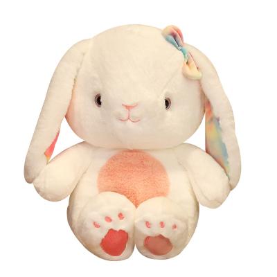 China Supplier Custom Logo Soft White Rabbit High Quality Eco-friendly Stuffed Toy Rabbit Dolls Children's Large Gifts Direct Selling Material for sale