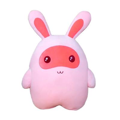 China Wholesale Eco-Friendly Cartoon Rabbit Cute Wild Animal Rabbit Cuddle Pillow Small Stuffed Toys Customized Wholesale for sale