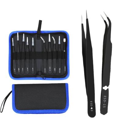 China Durable Mulit-purpose Quality Guarantee Strong And Good Material Set Custom Eyebrow Stainless Steel Tweezers for sale