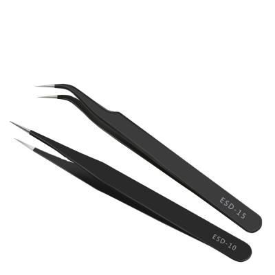 China Good Quality Mulit-purpose Eyelash Material Warranty Extension Custom Stainless Steel Tweezers Jewelry Tools for sale