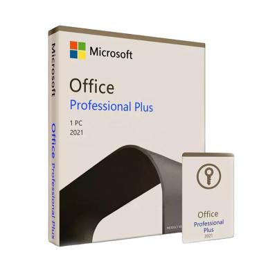 China Global Authorized Office 2021 Professional Plus Retail Key DVD Software Microsoft Office Plus 2021 Pro Retail Key Box for sale